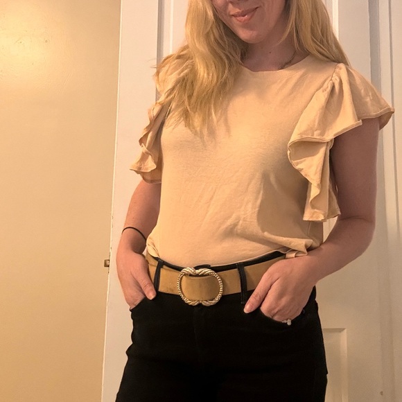 Zara Ruffle Tee - Picture 2 of 3